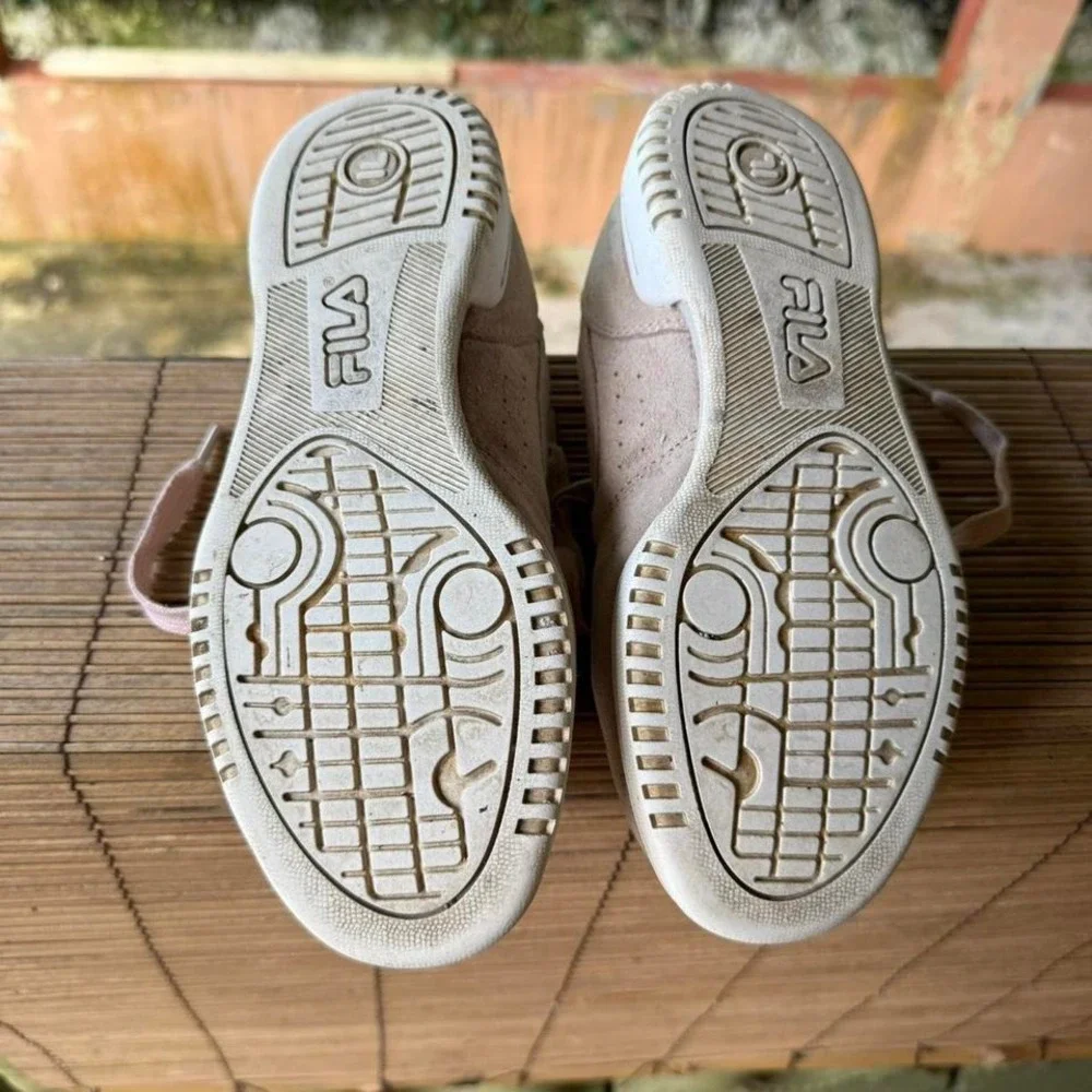 Fila Original Fitness Sneakers Womens Size 6 Dusty Pink Suede Low 5FM00024-821